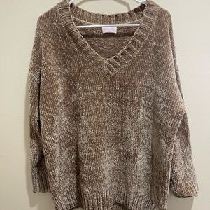 Pink lily sweater